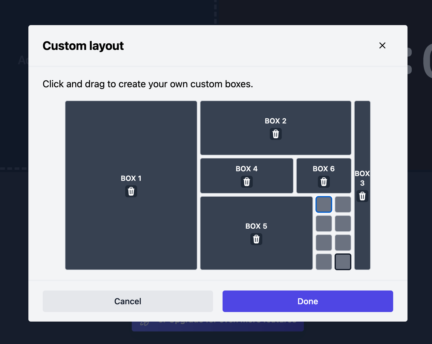 Building a custom layout in Dashmaster 2k