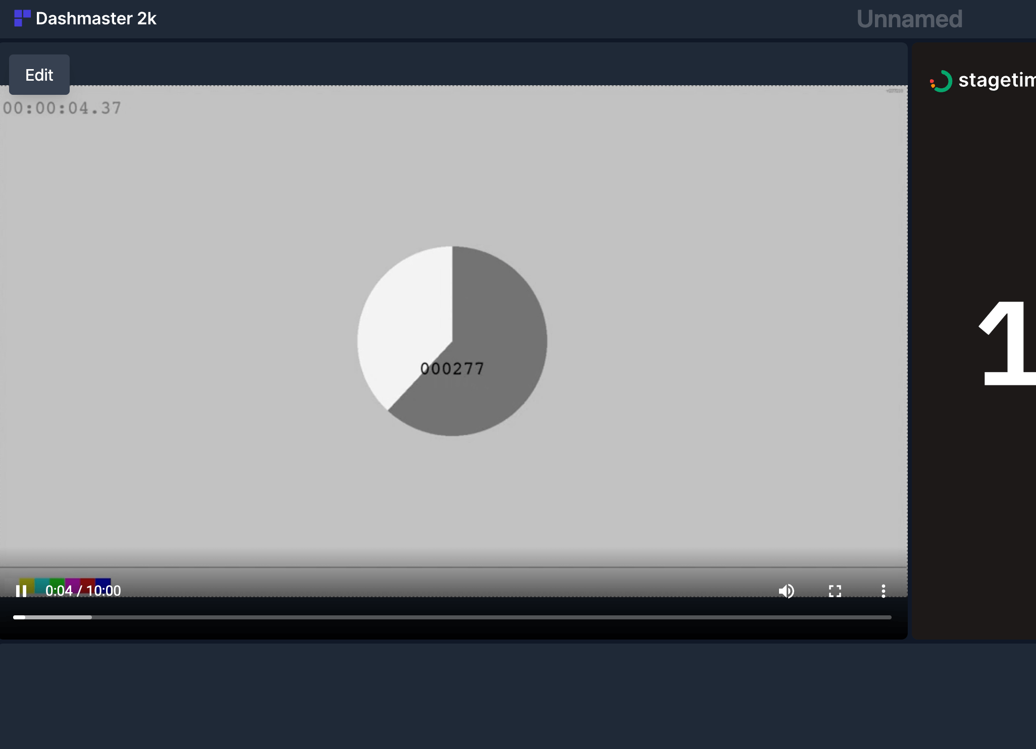 HLS module on the dashboard