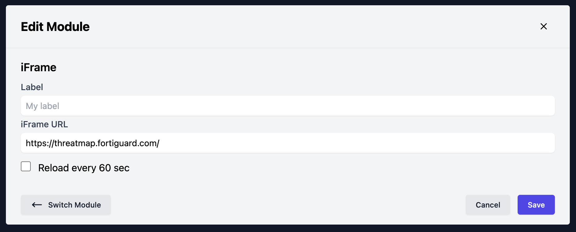 Setting the Webpage URL