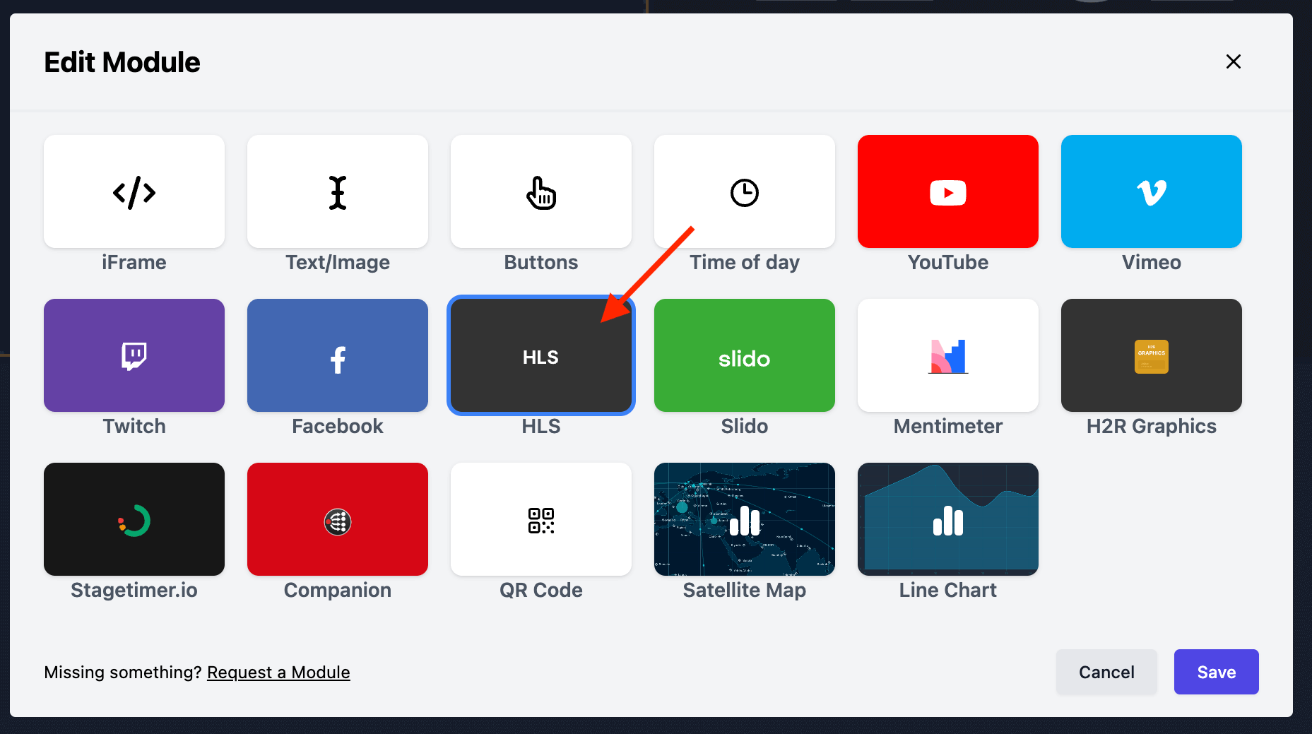 Adding the HLS module
